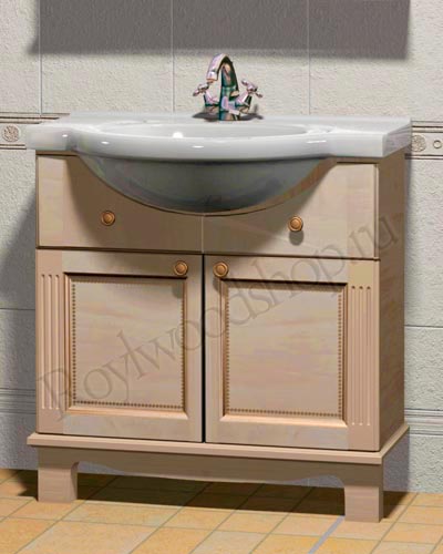 Мебель для ванной массив - мойдодыр (тумбочка с раковиной)
